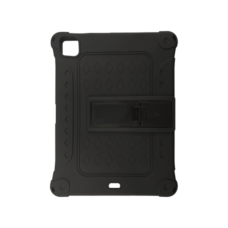 All-inclusive-Stoßschutzhülle aus Silikon mit Halterung, für iPad mini 5/4 mit Stiftschlitz, für iPad 9.7 2018/2017 / Air 2 / Air / Pro 9.7 2016, für iPad Pro 10.5 / 10.2 2021 / 2020 / 2019 / Air 3, für iPad Pro 11 2021 / 2020 / Air 2020 10.9