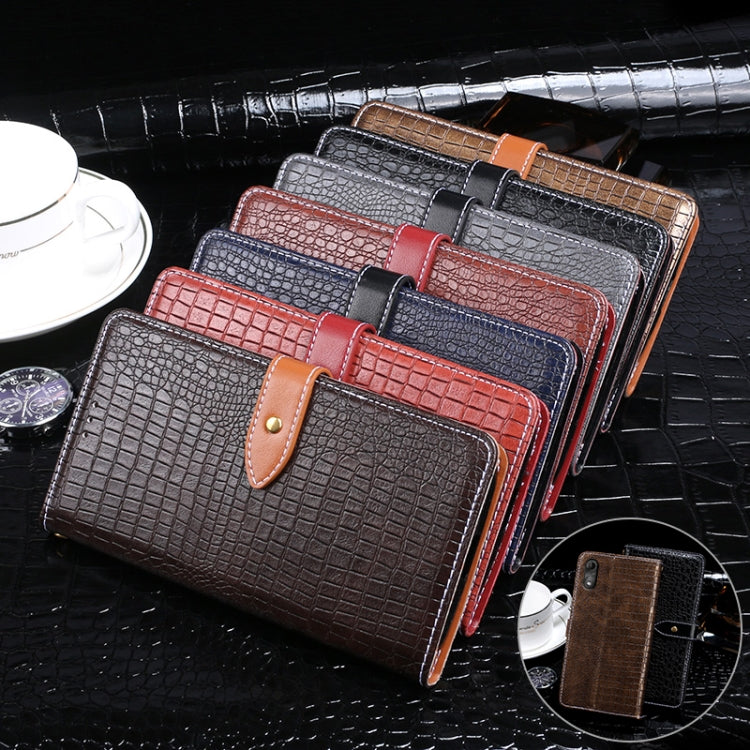 idewei Crocodile Texture Horizontal Flip Leather Case with Holder & Card Slots & Wallet, For Wiko Y51, For Xiaomi Redmi Note 10 Pro 5G, For Honor X20 SE, For Honor Play 5T Youth