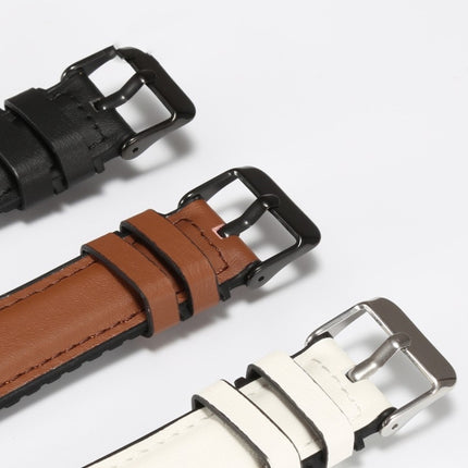 Leather + Silicone Replacement Strap Watchband, For Fitbit Versa 3