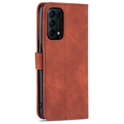 AZNS Skin Feel Calf Texture Horizontal Flip Leather Case with Card Slots & Holder & Wallet(, For OPPO Reno5 Pro