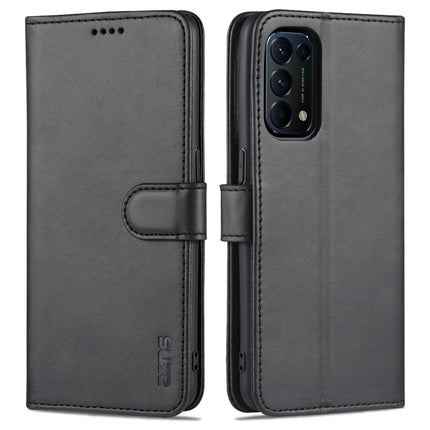 AZNS Skin Feel Calf Texture Horizontal Flip Leather Case with Card Slots & Holder & Wallet(, For OPPO Reno5 Pro