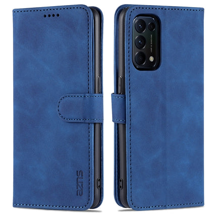 AZNS Skin Feel Calf Texture Horizontal Flip Leather Case with Card Slots & Holder & Wallet(, For OPPO Reno5 Pro