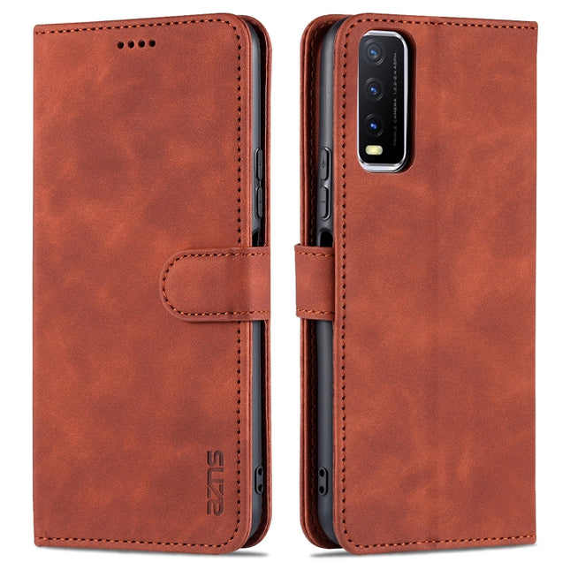 AZNS Skin Feel Calf Texture Horizontal Flip Leather Case with Card Slots & Holder & Wallet(, For vivo Y20 / iQOO U1x, For vivo Y51 / Y31, For vivo Y52S / iQOO U3, For OPPO A74 4G / F19