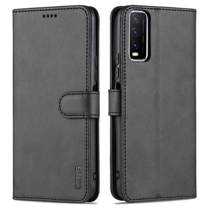 AZNS Skin Feel Calf Texture Horizontal Flip Leather Case with Card Slots & Holder & Wallet(, For vivo Y20 / iQOO U1x, For vivo Y51 / Y31, For vivo Y52S / iQOO U3, For OPPO A74 4G / F19