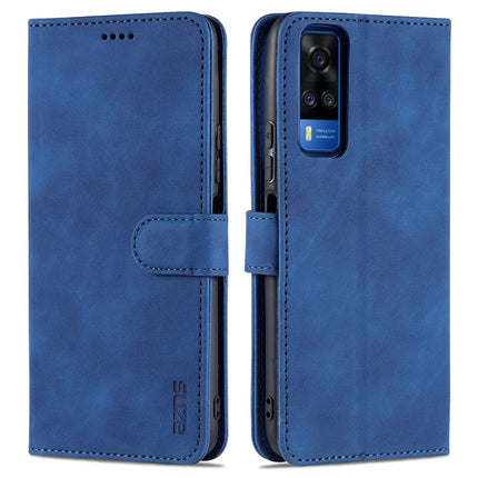 AZNS Skin Feel Calf Texture Horizontal Flip Leather Case with Card Slots & Holder & Wallet(, For vivo Y20 / iQOO U1x, For vivo Y51 / Y31, For vivo Y52S / iQOO U3, For OPPO A74 4G / F19