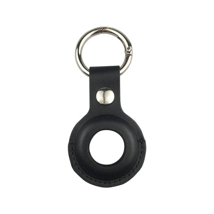 Shockproof Anti-scratch Leather Protective Case Cover Key Chain with Hang Loop For AirTag 2nd Gen / AirTag 1st Gen