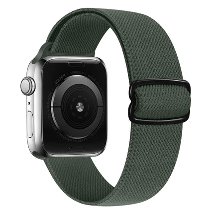 8-shaped Buckle Nylon Replacement Strap Watchband, For Apple Watch Series  7  45mm / & 6 & SE & 5 & 4 44mm