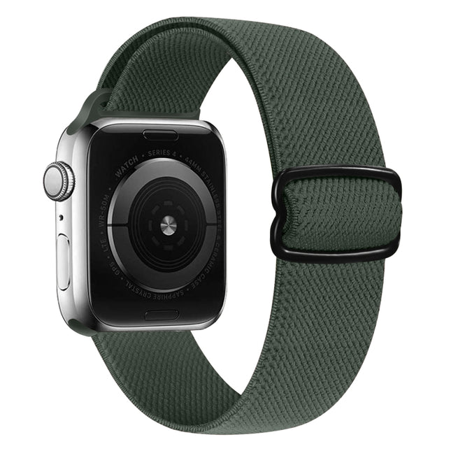 8-shaped Buckle Nylon Replacement Strap Watchband, For Apple Watch Series  7  45mm / & 6 & SE & 5 & 4 44mm