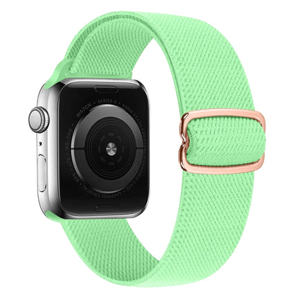8-shaped Buckle Nylon Replacement Strap Watchband, For Apple Watch Series  7  45mm / & 6 & SE & 5 & 4 44mm