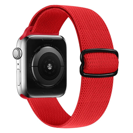 8-shaped Buckle Nylon Replacement Strap Watchband, For Apple Watch Series  7  45mm / & 6 & SE & 5 & 4 44mm