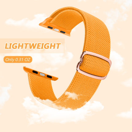 8-shaped Buckle Nylon Replacement Strap Watchband, For Apple Watch Series  7  45mm / & 6 & SE & 5 & 4 44mm