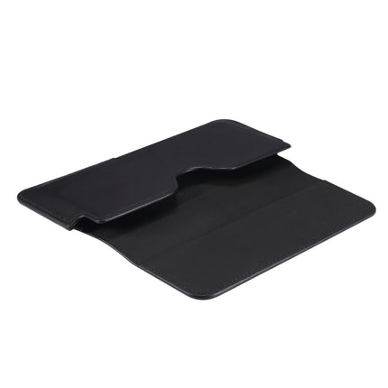 Funda de cuero de vaca universal para teléfono móvil horizontal, riñonera para teléfonos de 6,7 pulgadas o menos, para teléfonos de 6,7 pulgadas o menos
