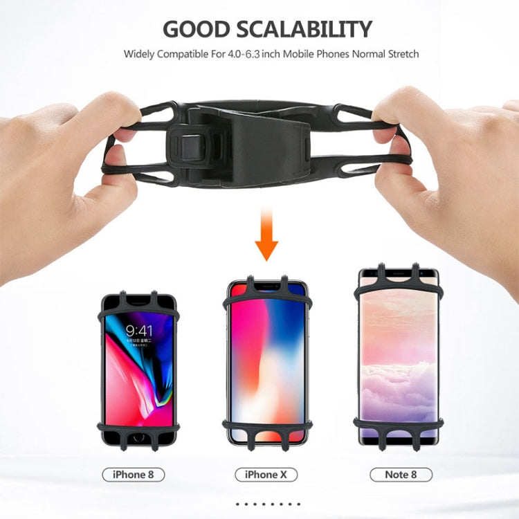 Pure Silica Gel Bicycle Universal Phone Holder