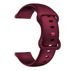 20mm For Samsung Galaxy Watch Active 3 41mm / Wine Red