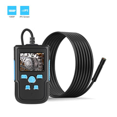 P60B 8mm 1080P 2.4 inch IPS Screen IP68 Waterproof HD Digital Endoscope, 8mm 2m Hard Cable, 8mm 5m Hard Cable, 8mm 10m Hard Cable