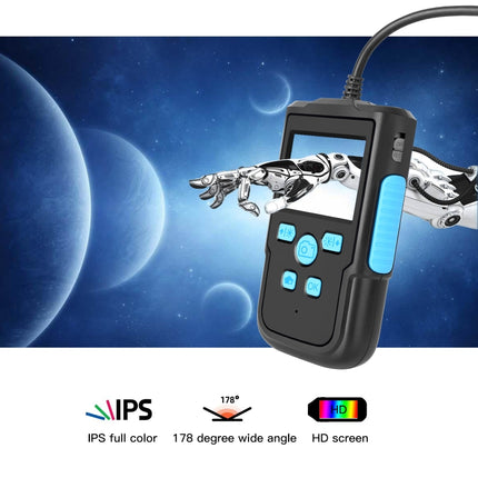 P60B 8mm 1080P 2.4 inch IPS Screen IP68 Waterproof HD Digital Endoscope, 8mm 2m Hard Cable, 8mm 5m Hard Cable, 8mm 10m Hard Cable