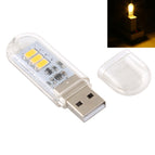 3W 3LEDs 5V 80LM Warm Light