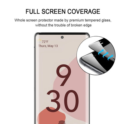 Full Glue Full Cover Screen Protector Tempered Glass Film, For Google Pixel 6 (1 PC), For Google Pixel 6 Pro (1 PC)