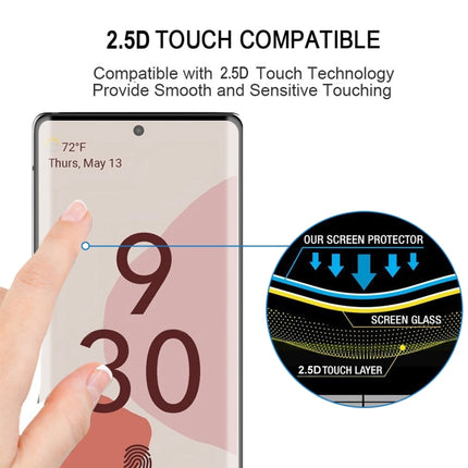 Full Glue Full Cover Screen Protector Tempered Glass Film, For Google Pixel 6 (1 PC), For Google Pixel 6 Pro (1 PC)
