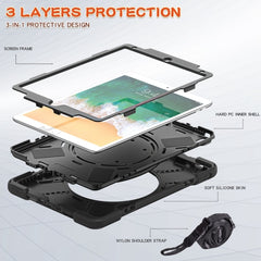 Funda protectora de silicona y PC con soporte y correa para el hombro, para iPad Pro 10.5 2017 / Air 10.5 2019