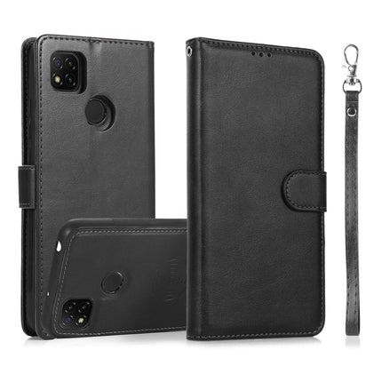 For Xiaomi Redmi 9 Calf Texture 2 in 1 Detachable Magnetic Back Cover Horizontal Flip Leather Case with Holder & Card Slots & Wallet & Photo Frame, For Xiaomi Redmi Note 8, For Xiaomi Redmi Note 9s, For Xiaomi Redmi Note 8 Pro, For Xiaomi Redmi 9C