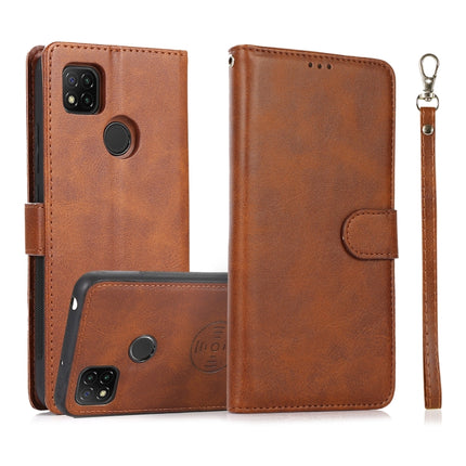 For Xiaomi Redmi 9 Calf Texture 2 in 1 Detachable Magnetic Back Cover Horizontal Flip Leather Case with Holder & Card Slots & Wallet & Photo Frame, For Xiaomi Redmi Note 8, For Xiaomi Redmi Note 9s, For Xiaomi Redmi Note 8 Pro, For Xiaomi Redmi 9C