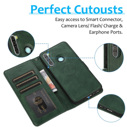 For Xiaomi Redmi 9 Calf Texture 2 in 1 Detachable Magnetic Back Cover Horizontal Flip Leather Case with Holder & Card Slots & Wallet & Photo Frame, For Xiaomi Redmi Note 8, For Xiaomi Redmi Note 9s, For Xiaomi Redmi Note 8 Pro, For Xiaomi Redmi 9C