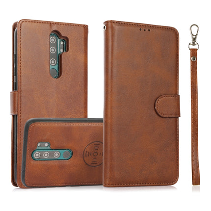 For Xiaomi Redmi 9 Calf Texture 2 in 1 Detachable Magnetic Back Cover Horizontal Flip Leather Case with Holder & Card Slots & Wallet & Photo Frame, For Xiaomi Redmi Note 8, For Xiaomi Redmi Note 9s, For Xiaomi Redmi Note 8 Pro, For Xiaomi Redmi 9C