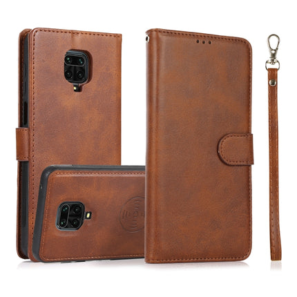 For Xiaomi Redmi 9 Calf Texture 2 in 1 Detachable Magnetic Back Cover Horizontal Flip Leather Case with Holder & Card Slots & Wallet & Photo Frame, For Xiaomi Redmi Note 8, For Xiaomi Redmi Note 9s, For Xiaomi Redmi Note 8 Pro, For Xiaomi Redmi 9C