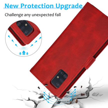 Calf Texture 2 in 1 Detachable Magnetic Back Cover Horizontal Flip Leather Case with Holder & Card Slots & Wallet & Photo Frame, For Samsung Galaxy A51 5G, For Samsung Galaxy A52 5G / 4G, For Samsung Galaxy A70, For Samsung Galaxy A71