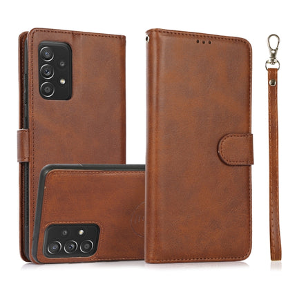 Calf Texture 2 in 1 Detachable Magnetic Back Cover Horizontal Flip Leather Case with Holder & Card Slots & Wallet & Photo Frame, For Samsung Galaxy A51 5G, For Samsung Galaxy A52 5G / 4G, For Samsung Galaxy A70, For Samsung Galaxy A71