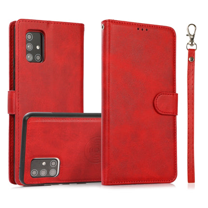Calf Texture 2 in 1 Detachable Magnetic Back Cover Horizontal Flip Leather Case with Holder & Card Slots & Wallet & Photo Frame, For Samsung Galaxy A71 5G, For Samsung Galaxy A72 5G / 4G, For Samsung Galaxy Note20 Ultra, For Samsung Galaxy Note9