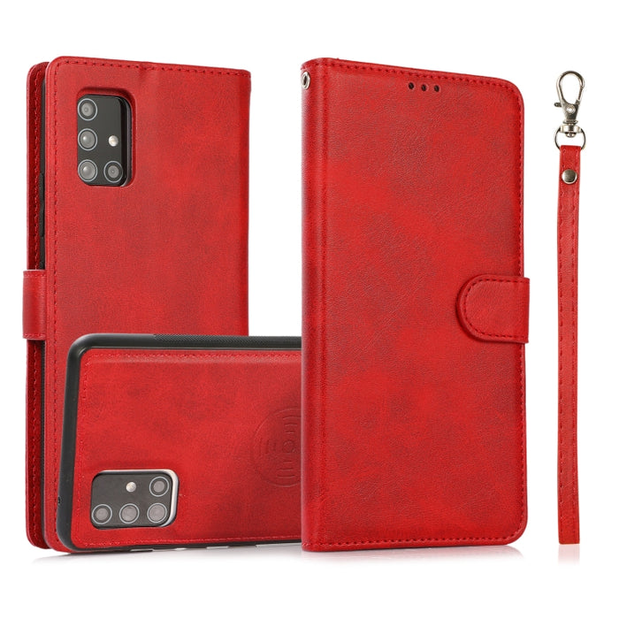Calf Texture 2 in 1 Detachable Magnetic Back Cover Horizontal Flip Leather Case with Holder & Card Slots & Wallet & Photo Frame, For Samsung Galaxy A71 5G, For Samsung Galaxy A72 5G / 4G, For Samsung Galaxy Note20 Ultra, For Samsung Galaxy Note9