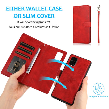 Calf Texture 2 in 1 Detachable Magnetic Back Cover Horizontal Flip Leather Case with Holder & Card Slots & Wallet & Photo Frame, For Samsung Galaxy A71 5G, For Samsung Galaxy A72 5G / 4G, For Samsung Galaxy Note20 Ultra, For Samsung Galaxy Note9