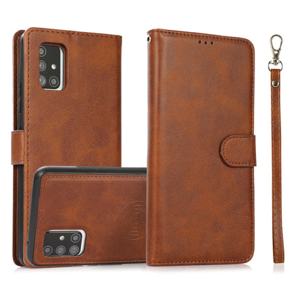 Calf Texture 2 in 1 Detachable Magnetic Back Cover Horizontal Flip Leather Case with Holder & Card Slots & Wallet & Photo Frame, For Samsung Galaxy A71 5G, For Samsung Galaxy A72 5G / 4G, For Samsung Galaxy Note20 Ultra, For Samsung Galaxy Note9