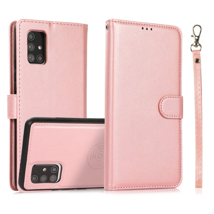 Calf Texture 2 in 1 Detachable Magnetic Back Cover Horizontal Flip Leather Case with Holder & Card Slots & Wallet & Photo Frame, For Samsung Galaxy A71 5G, For Samsung Galaxy A72 5G / 4G, For Samsung Galaxy Note20 Ultra, For Samsung Galaxy Note9