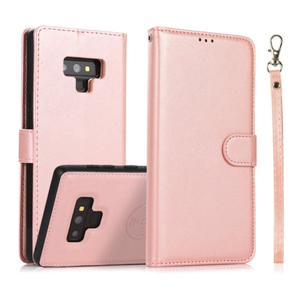 Calf Texture 2 in 1 Detachable Magnetic Back Cover Horizontal Flip Leather Case with Holder & Card Slots & Wallet & Photo Frame, For Samsung Galaxy A71 5G, For Samsung Galaxy A72 5G / 4G, For Samsung Galaxy Note20 Ultra, For Samsung Galaxy Note9