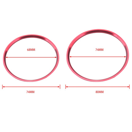 5 PCS Car Air Conditioner Air Outlet Decorative Ring for Mercedes-Benz, A5819-01, A5819-02, A5819-03