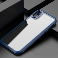 Funda de PC transparente a prueba de golpes con textura de fibra de carbono de la serie iPAKY MG para iPhone 12 Pro Max, iPhone XS/X, iPhone XR, iPhone XS Max