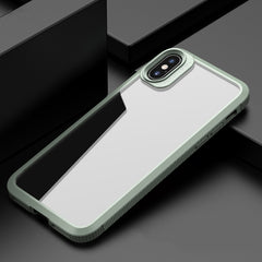 Funda de PC transparente a prueba de golpes con textura de fibra de carbono de la serie iPAKY MG para iPhone 12 Pro Max, iPhone XS/X, iPhone XR, iPhone XS Max