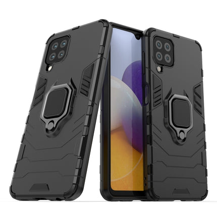 Shockproof PC + TPU Protective Case with Magnetic Ring Holder, For Samsung Galaxy A22 4G