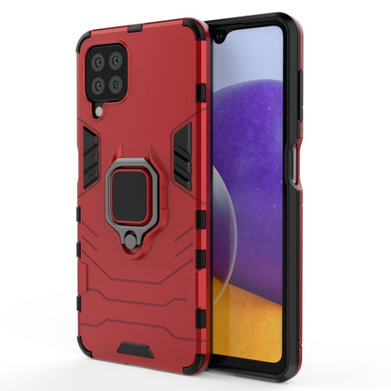 Shockproof PC + TPU Protective Case with Magnetic Ring Holder, For Samsung Galaxy A22 4G