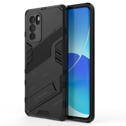 Punk Armor 2 in 1 PC + TPU Shockproof Case with Invisible Holder, For OPPO Reno6 Pro 5G, For OPPO Reno6 5G, For Xiaomi Redmi Note 10 Pro 5G