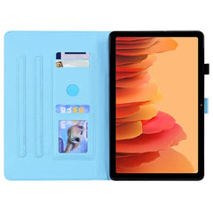 Horizontale Klapphülle aus Leder mit Tiermuster, Halterung &amp; Kartenfächern &amp; Bilderrahmen &amp; Schlaf-/Weckfunktion, für Samsung Galaxy Tab A7 10.4 2020 SM-T500 / SM-T505, für Samsung Galaxy Tab S6 Lite SM-P610 / SM-P615
