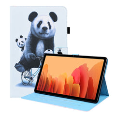 Horizontale Klapphülle aus Leder mit Tiermuster, Halterung &amp; Kartenfächern &amp; Bilderrahmen &amp; Schlaf-/Weckfunktion, für Samsung Galaxy Tab A7 10.4 2020 SM-T500 / SM-T505, für Samsung Galaxy Tab S6 Lite SM-P610 / SM-P615
