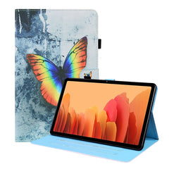 Horizontale Klapphülle aus Leder mit Tiermuster, Halterung &amp; Kartenfächern &amp; Bilderrahmen &amp; Schlaf-/Weckfunktion, für Samsung Galaxy Tab A7 10.4 2020 SM-T500 / SM-T505, für Samsung Galaxy Tab S6 Lite SM-P610 / SM-P615