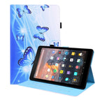 For Amazon Fire HD 8 2015 / 2016 / 2017 / 2018 / Blue Butterfly