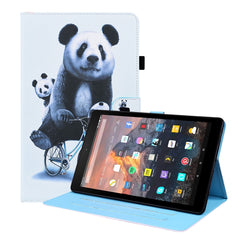 Horizontale Klapphülle aus Leder mit Tiermuster, Halterung &amp; Kartenfächern &amp; Bilderrahmen &amp; Schlaf-/Weckfunktion, für Samsung Galaxy Tab A7 10.4 2020 SM-T500 / SM-T505, für Samsung Galaxy Tab S6 Lite SM-P610 / SM-P615