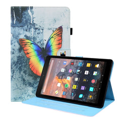 Horizontale Klapphülle aus Leder mit Tiermuster, Halterung &amp; Kartenfächern &amp; Bilderrahmen &amp; Schlaf-/Weckfunktion, für Samsung Galaxy Tab A7 10.4 2020 SM-T500 / SM-T505, für Samsung Galaxy Tab S6 Lite SM-P610 / SM-P615