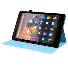 Horizontale Klapphülle aus Leder mit Tiermuster, Halterung &amp; Kartenfächern &amp; Bilderrahmen &amp; Schlaf-/Weckfunktion, für Amazon Fire HD 10 2021, für Amazon Kindle Paperwhite 4 / 3 / 2 / 1, für Amazon Kindle Fire 7, für iPad 9.7 2018 / 2017
